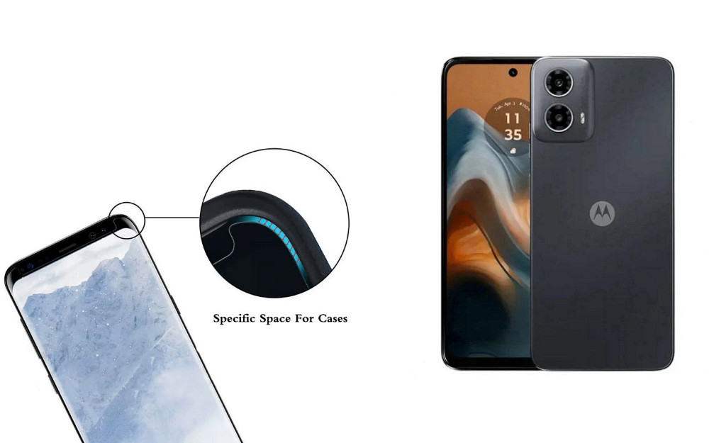 Защитное стекло HyperGlass Pro для Motorola Moto G34 5G – максимальная чувствительность и защита Киев - изображение 3
