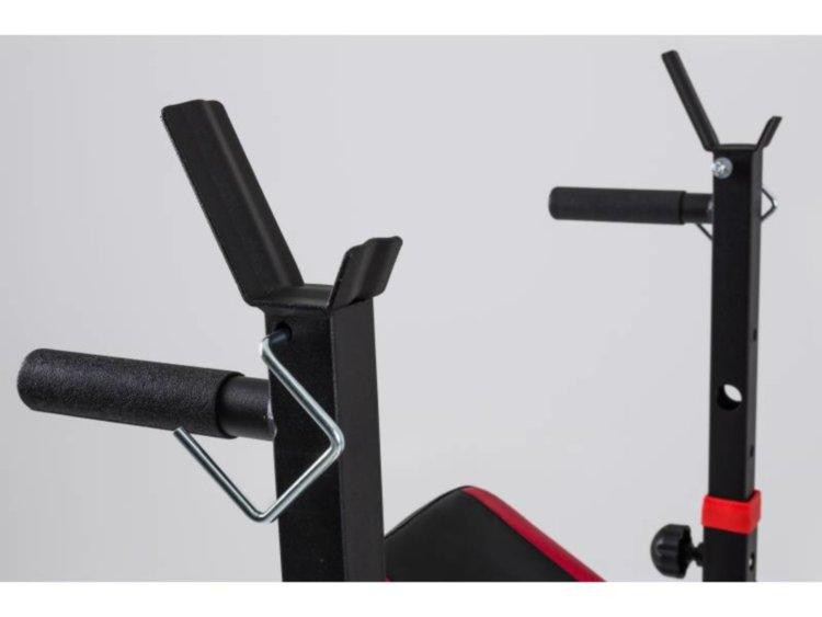 Скамья для жима с тягой + 4 грифа + 100 кг блинов Гантели, гири, штанги и диски АВС пластик комплект Киев - изображение 9