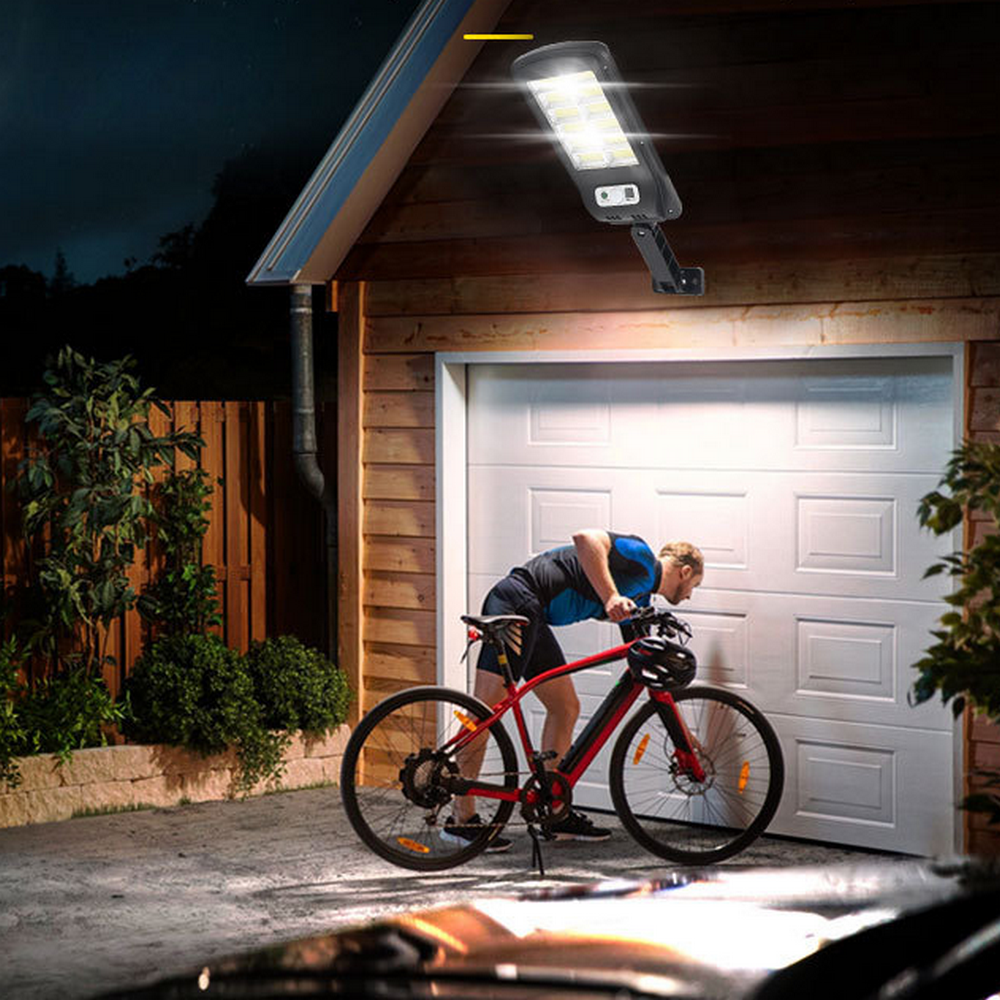 Ліхтар вуличний на сонячній батареї, з пультом, BK-128B-12COB / Акумуляторний прожектор на вулицю Київ - фото 8