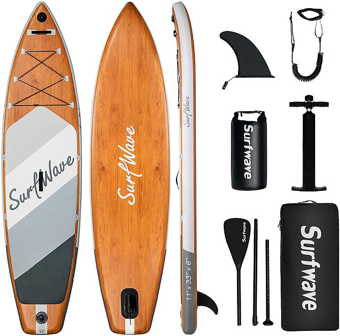 Доска SUP Surfwave grey серый 11 Дніпро - фото 2