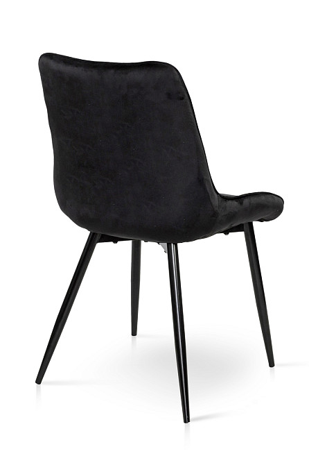 Стілець КОРФУ, велюр чорний Київ - фото 3