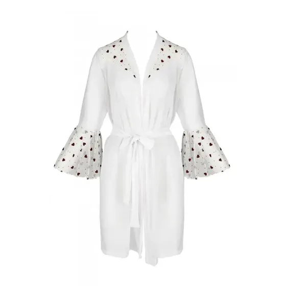 Повітряний пеньюар Passion LOVELIA PEIGNOIR L/XL, white Львів