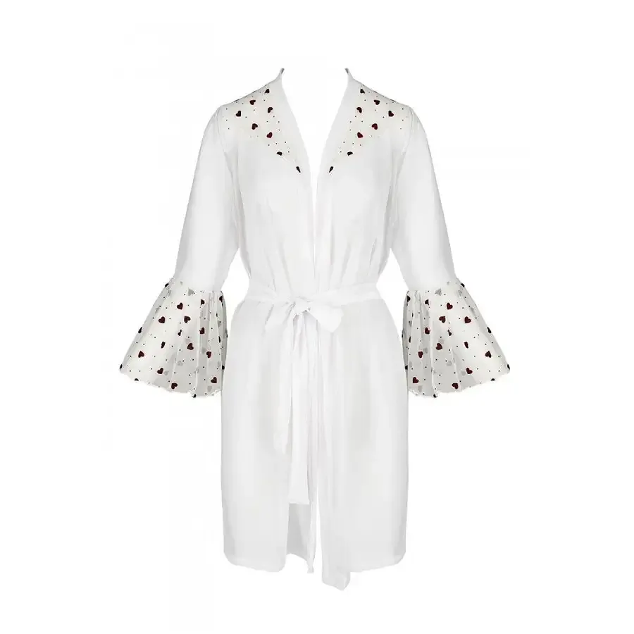 Повітряний пеньюар Passion LOVELIA PEIGNOIR L/XL, white Львів - фото 5