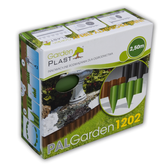 Декоративний паркачик для дачі 2,5м чорний PALGARDEN Bradas, Польща Київ