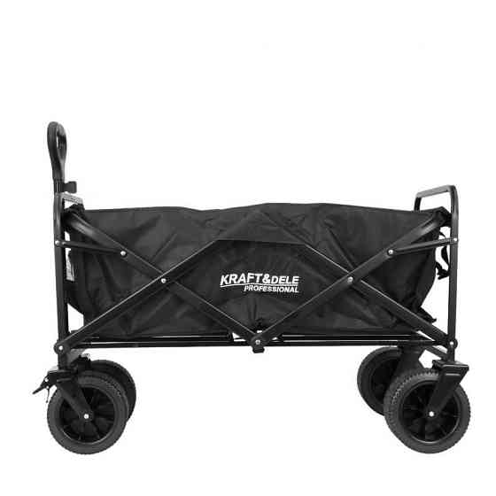 Транспортний візок складаний 160 літрів для вантажів Kraft&Dele (KD3089) Нововолинськ