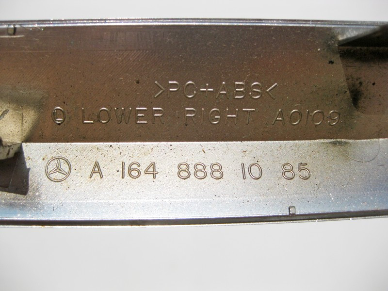 Mercedes-Benz  A1648881085 Хром решітки радіатора нижній правий GL X164 Одеса - фото 8