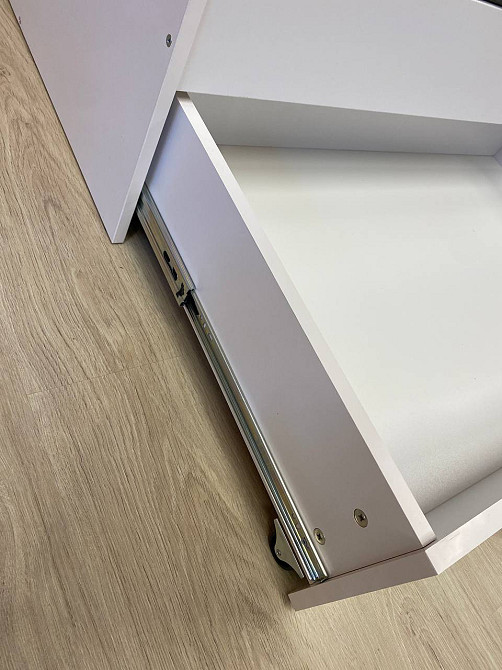 Дитяче односпальне ліжко LION Л-7 з шухлядами та ламелями 90x200 см Німфея Альба (LION-041005) Львів - фото 8