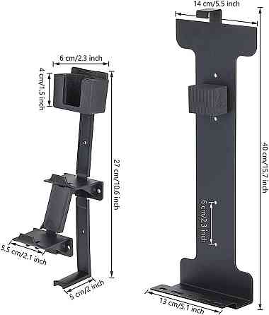 Настінне кріплення для PS5 Wall Mount чорне сталеве комплект підвісний кронштейн для PS5 Disc/Digital тримач підставка до 10 кг Київ