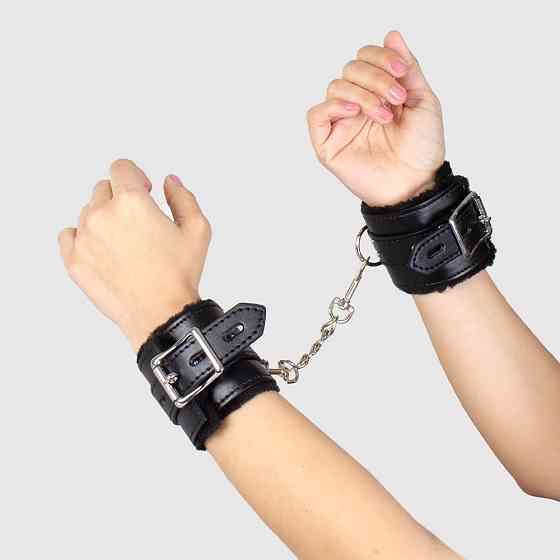 Наручники - Black Bondage Handcuffs Sex Aura Київ