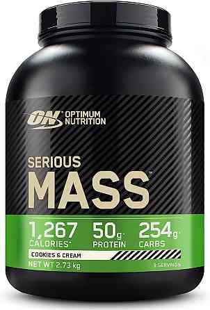 Гейнер Optimum Nutrition EU Serious Mass 2727 g (Chookies cream) Луцк