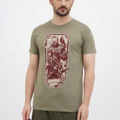 Футболка Sol's Imperial Cossack with hawk хакі XL (11500268/396XL) Вінниця - фото 1