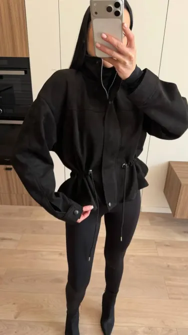 Женская замшевая куртка с талией Одесса - изображение 4