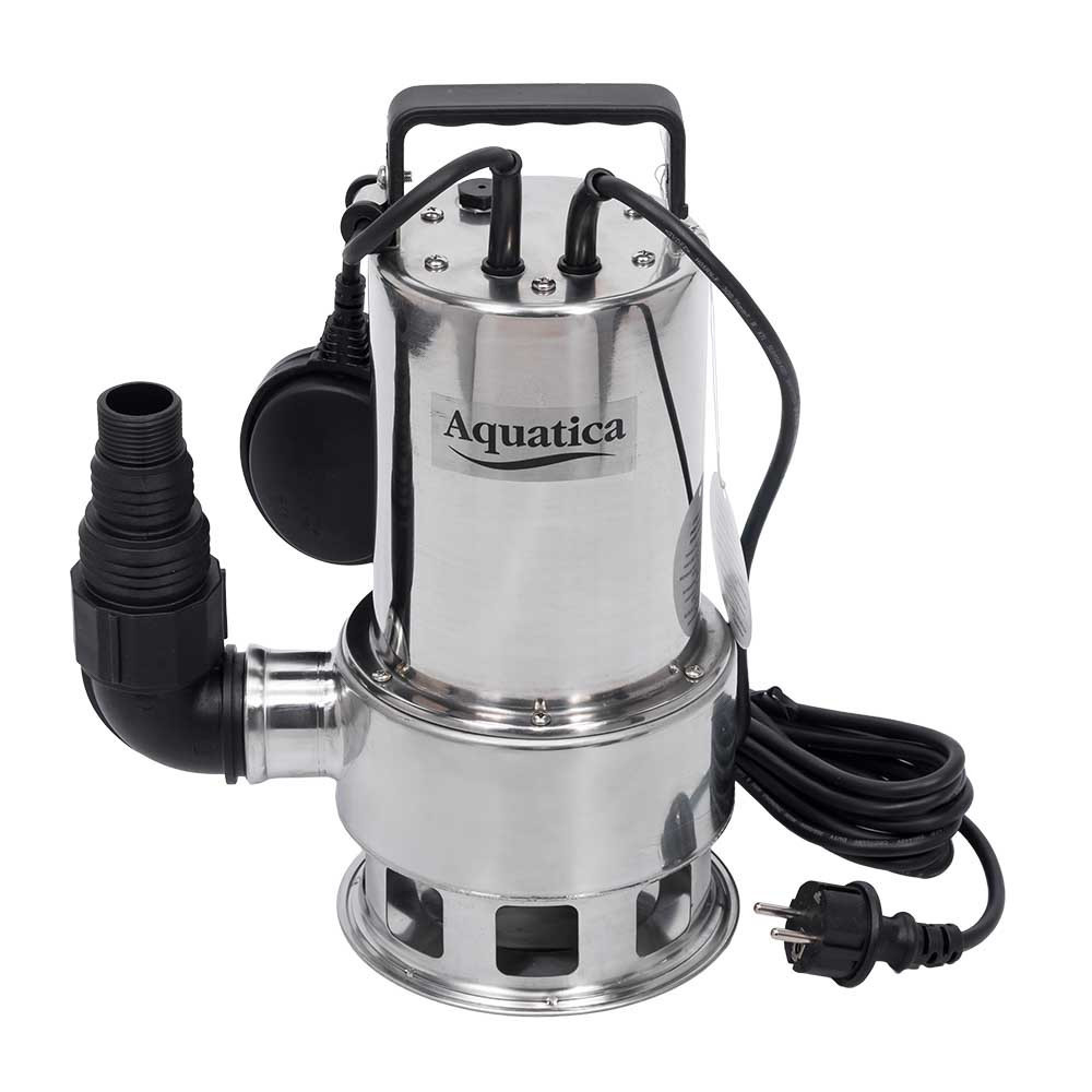 Насос дренажный садовый 0.75кВт Hmax 8.5м Qmax 200л/мин (часто 30мм, нерж) AQUATICA (773085) Ровно - изображение 7