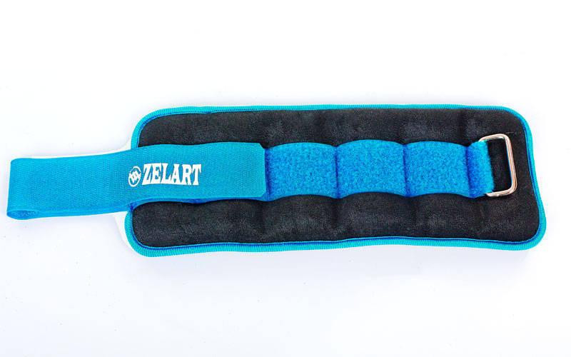 Обважнювачі-манжети для рук і ніг Zelart FI-2502-1 2x0,5кг Вишневе - фото 2