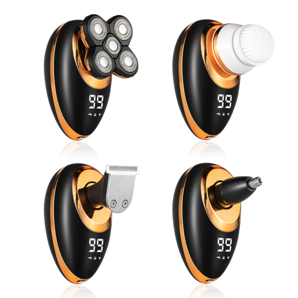 Электробритва аккумуляторная VGR V-316 LCD (5 в 1) триммер машинка для стрижки волос бороды Киев - изображение 4