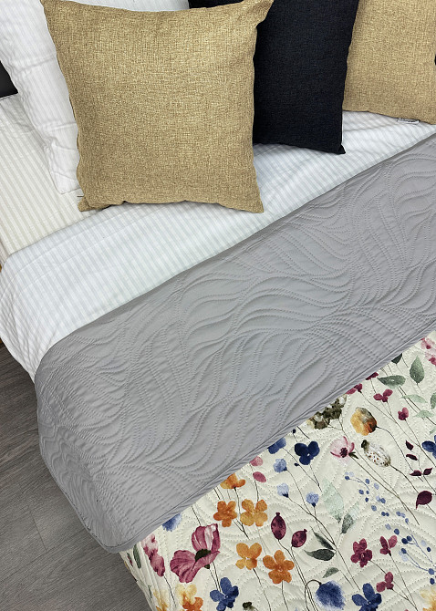 Покривало Decorator Bloomy 140х215 см з різнобарвним квітковим принтом (85-178) Київ - фото 7