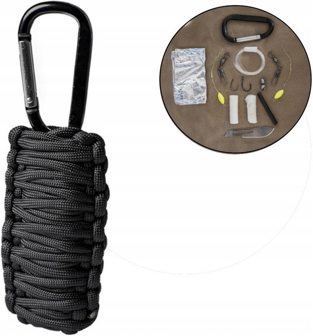 Туристичний Комплект інструментів для туризму з 16 елементів Mil-Tec від Sturm (16027602) Black Нововолинськ - фото 1