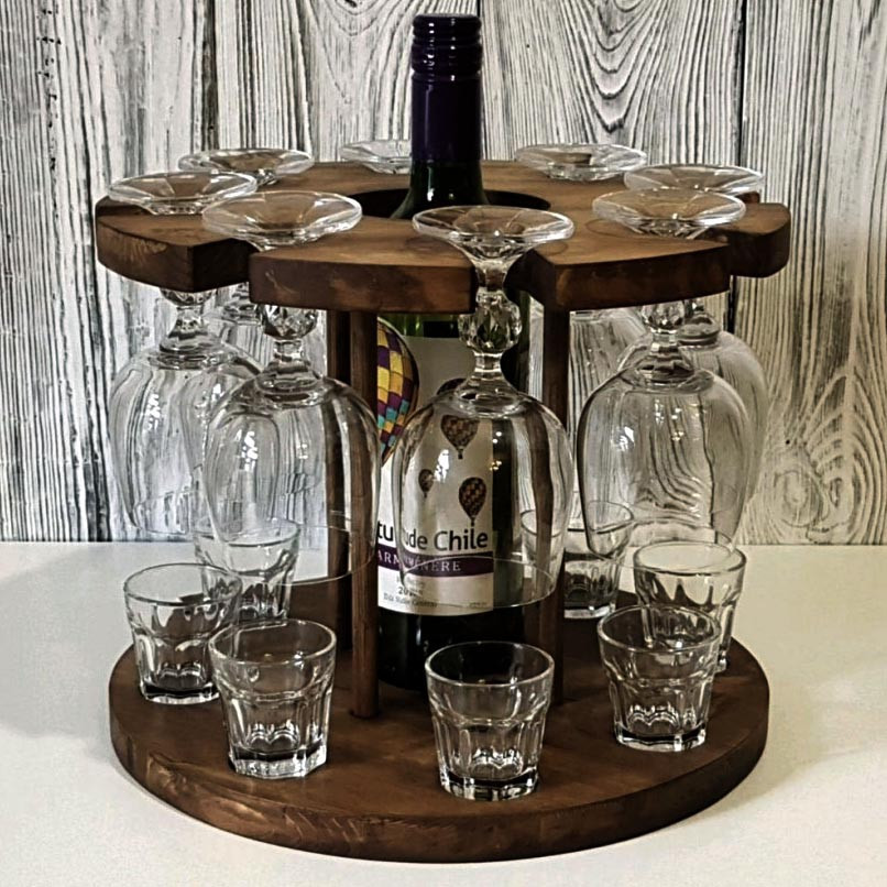 Стійка для келихів "Трентон" капучино Миколаїв - фото 1