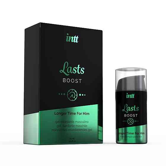 Пролонгатор для мужчин Intt Lasts (15 мл) с экстрактом гвоздики и мяты Sex Aura Киев