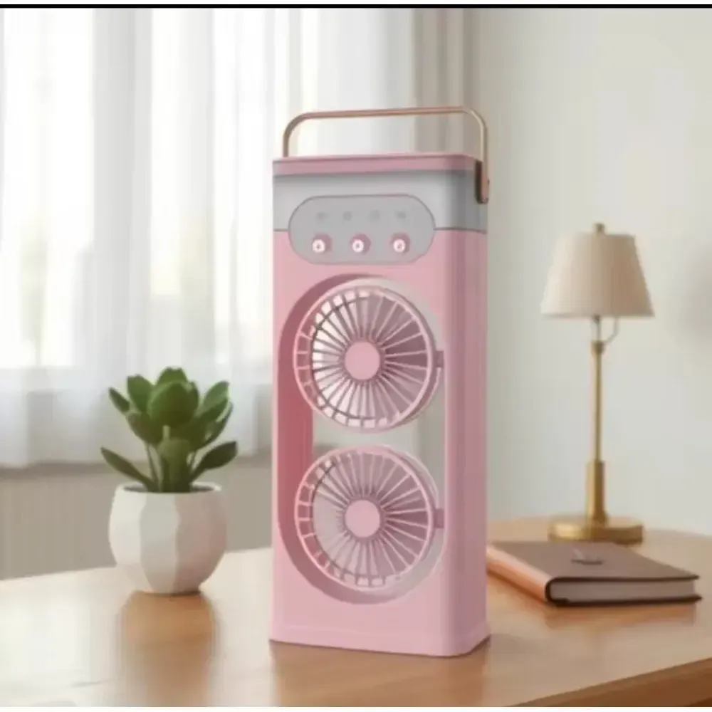 Настольный вентилятор-увлажнитель с 3 режимами тумана и водяным охлаждением и 180 LY-938 Коломия - фото 3