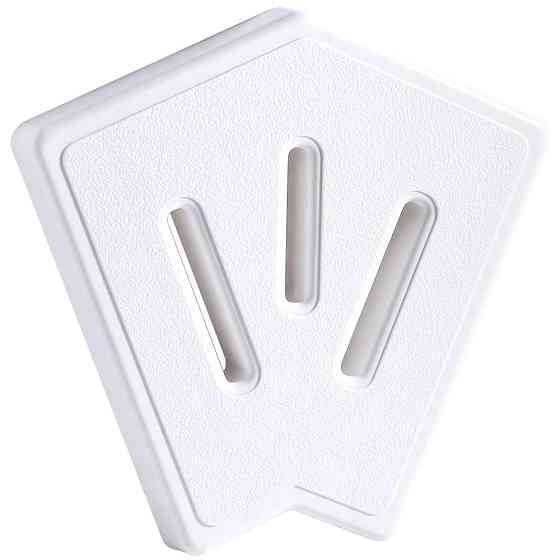 Кутовий елемент Aquaviva для переливної решітки Classiс та Grift, (45°, 145/25 мм, білий) Київ