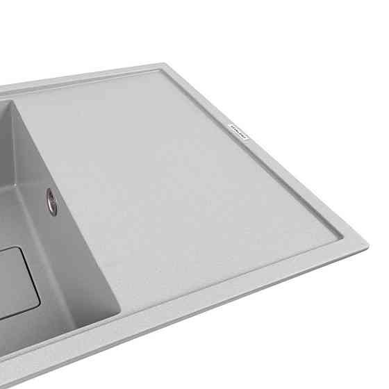 VALESO Гранітна мийка VALESO GALANS 7850 матова Сірий металік Київ