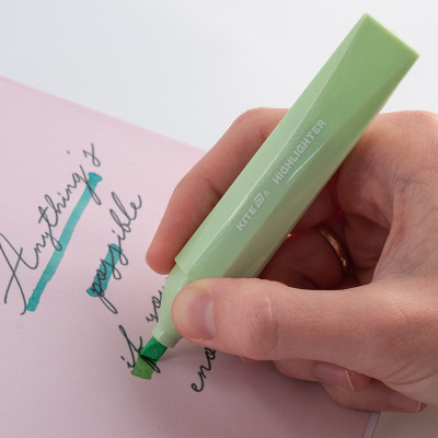 Набір маркерів Kite Highlighter Creative Glitter, набір з 4-х кольорів (K24-1146-4) Вінниця - фото 5