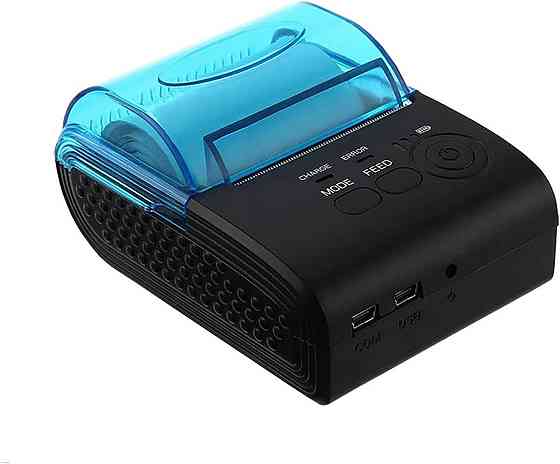 Чековий принтер 58 мм 5805DD, мобільний POS термопринтер Bluetooth 4.0 з акумулятором Київ