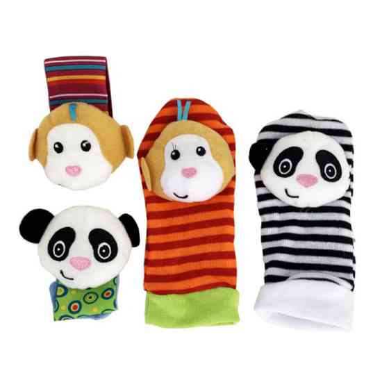 Дитячий набір: шкарпетки та браслетики "Мавпа та панда" MGZ-1208 Вінниця