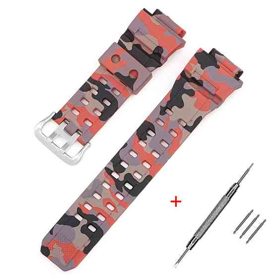 Ремешок для Casio G-Shock GW-9400/9300 Camo Red SI SBR Киев