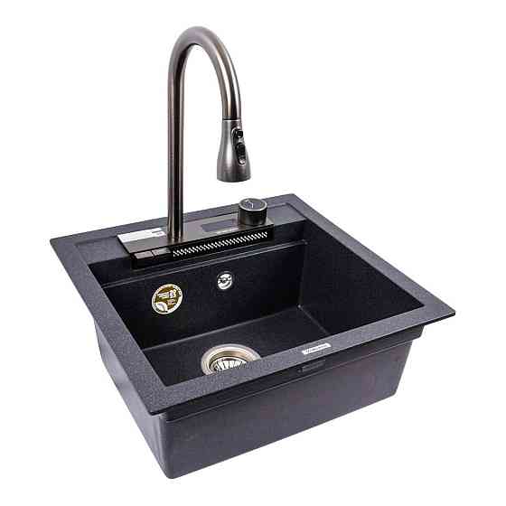 VALESO Гранітна мийка VALESO VIVA 5149 матова Карбон Коломыя