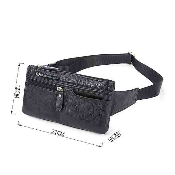 Cумка на пояс Vintage 14735 Черная Киев