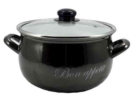 Кастрюля глубокая 2,1л d=16 Bon appetit черный (Т)2234A 00079444 ТМ INTEROS Solmir Киев