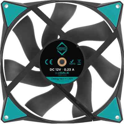Кулер для корпуса Iceberg Group IceGALE 140mm Gray (ICEGALE14-B0A) Винница