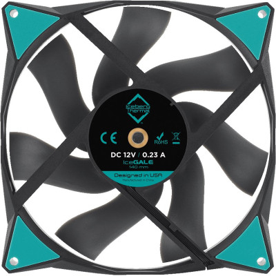 Кулер для корпуса Iceberg Group IceGALE 140mm Gray (ICEGALE14-B0A) Винница - изображение 3