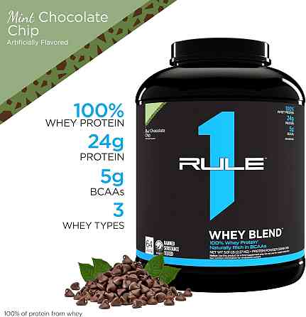 Протеїн Rule One Whey Blend 2.27 kg (Mint Chocolate Chip) Луцьк