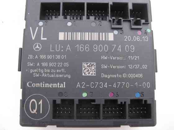 Mercedes-Benz  A1669007409 Блок керування передніх лівих дверей ML GLE W166 GL GLS X166 CLA C177 A-Class W176 B-Class W246 Одеса