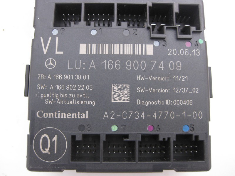 Mercedes-Benz  A1669007409 Блок керування передніх лівих дверей ML GLE W166 GL GLS X166 CLA C177 A-Class W176 B-Class W246 Одеса - фото 2