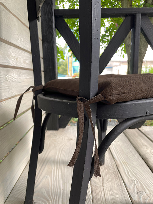 Подушка для стільців (38x38х5 см) Decorator Sawana колір коричневий 84-033 Київ - фото 7