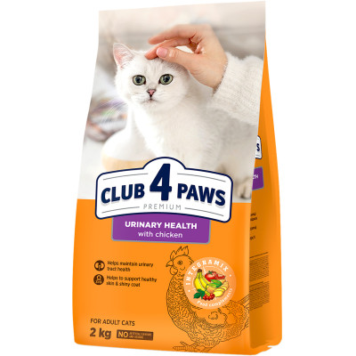 Сухий корм для кішок Club 4 Paws Premium підтримка здоров&apos;я сечовивідної системи 2 кг (4820215369411) Вінниця - фото 1
