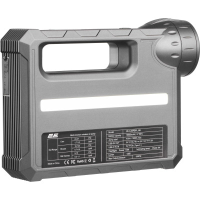 Пуско зарядний пристрій 2E Pitman з автомобільним компресором та ліхтарем, 10000 mAh/37Wh, 400 А, 1xUSB/2.4 A (2E-CJSPBPL-BK) Вінниця - фото 8