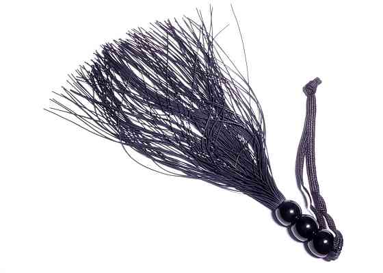Силиконовый флогер ( длина 26 см ) Fetish Boss Series - Silicone Whip Black 10