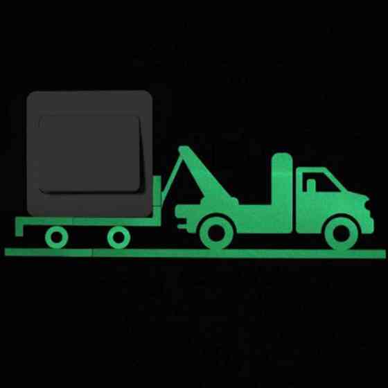 Люмінесцентна наклейка "Вантажівка" - 20*8см Київ