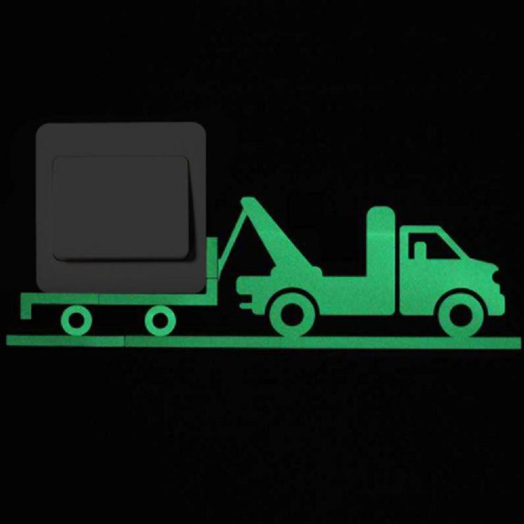 Люмінесцентна наклейка "Вантажівка" - 20*8см Київ - фото 1