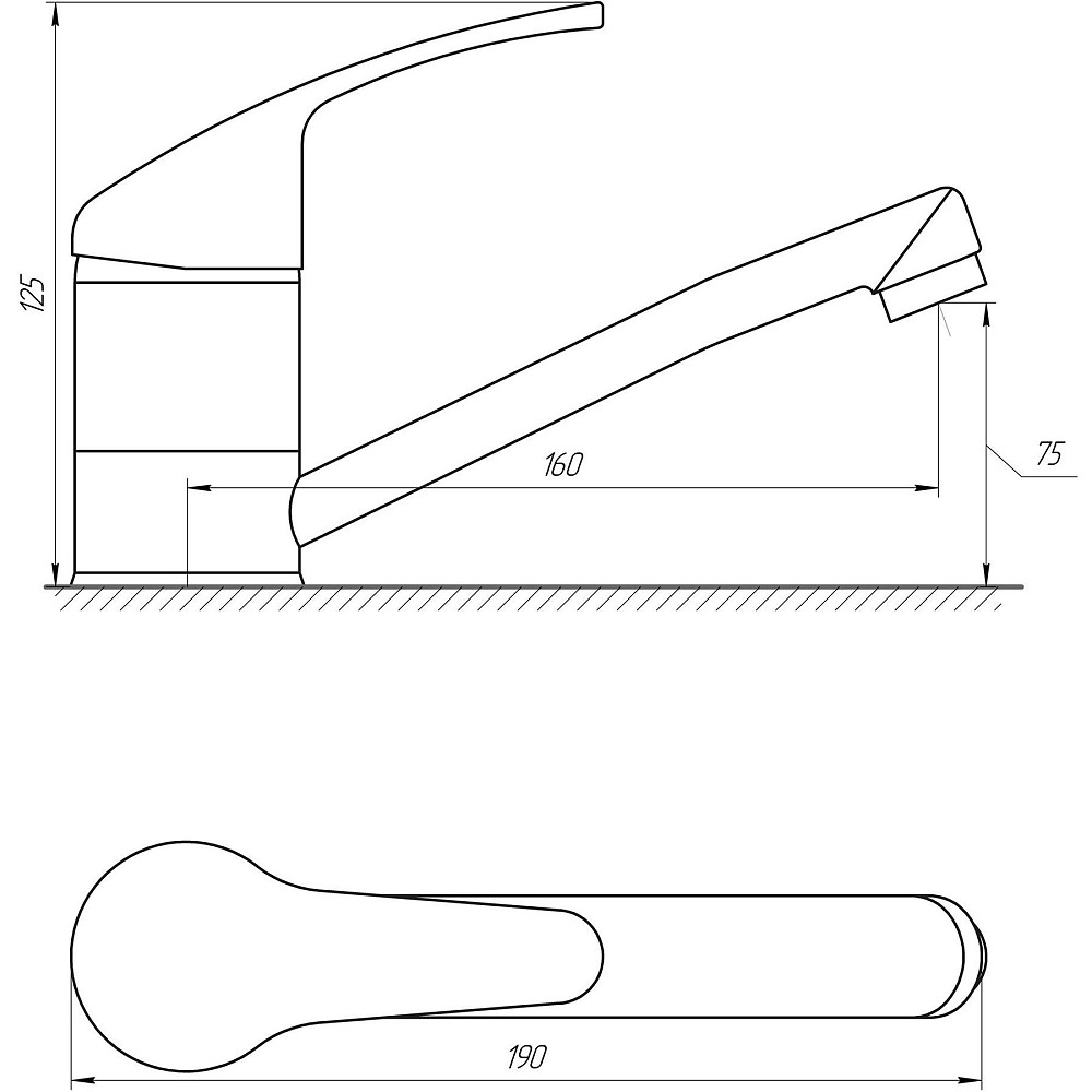 Змішувач для умивальника Globus Lux Solly GLSO-0103M Луцк - изображение 8