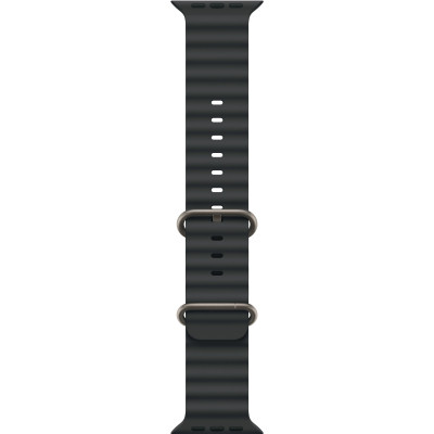 Ремешок для смарт-часов Apple 49mm Black Ocean Band - Natural Titanium Finish (MXTL3ZM/A) Винница - изображение 1