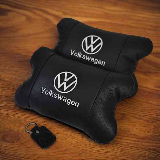 Автомобільна подушка в подарунок, Подушка підголівник з логотипом, Автоподушка подарунок HS-68 Львів