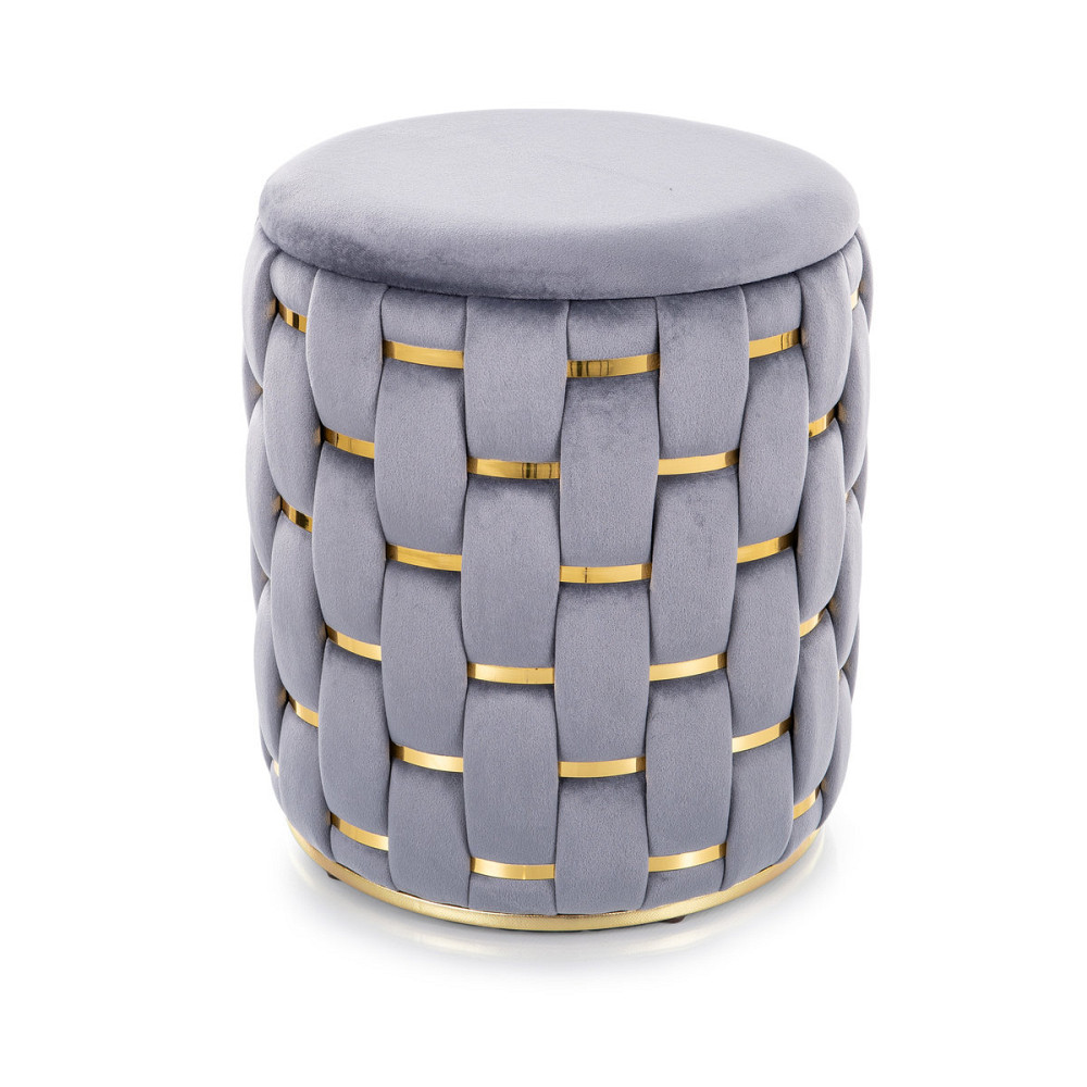 Пуф TIARA VELVET сірий TAP.252 Київ - фото 3