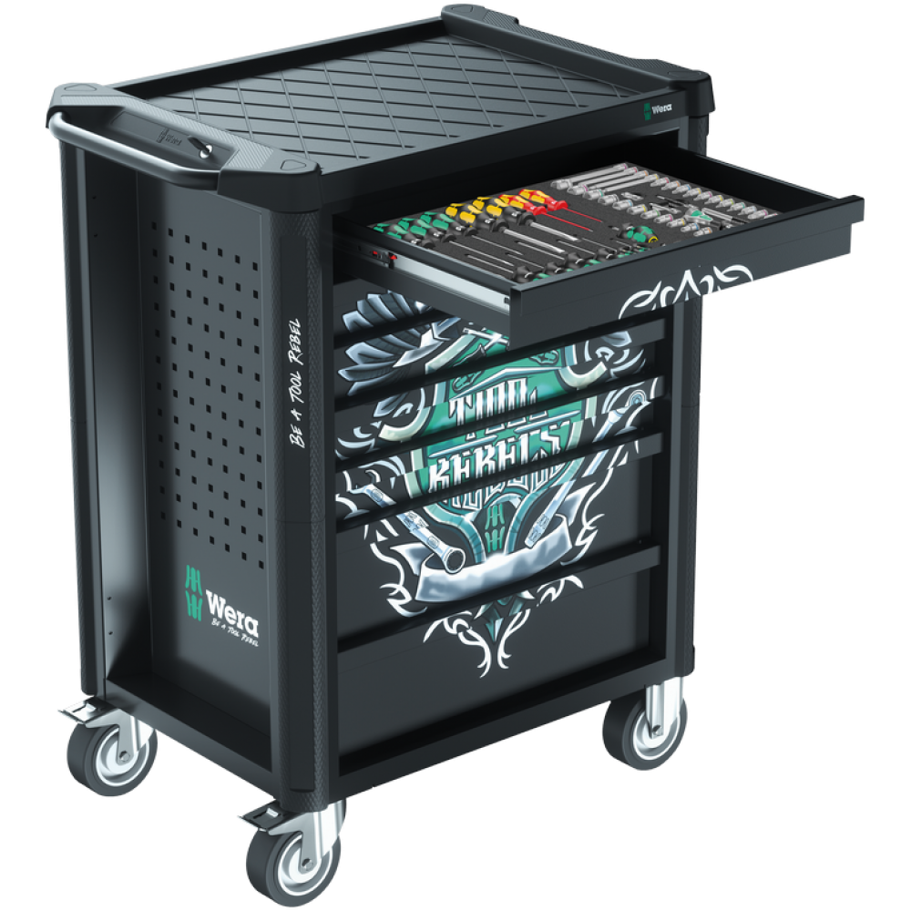 Інструментальний сервісний візок на колесах Wera 9700 Tool Rebel 1 (05150130001) Одеса - фото 3