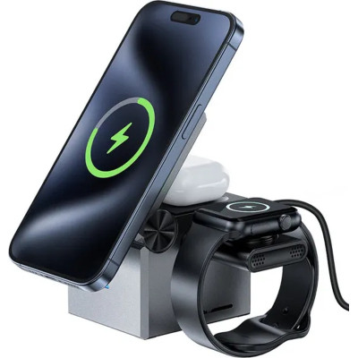 Зарядное устройство Acefast Wireless QI 3in1 15W E18 Rubik''s (6974316282884) Винница - изображение 4